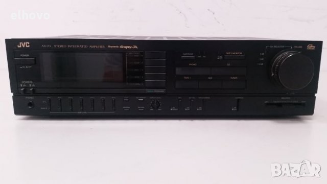 Стерео усилвател JVC AX-70BK, снимка 1 - Ресийвъри, усилватели, смесителни пултове - 29507647