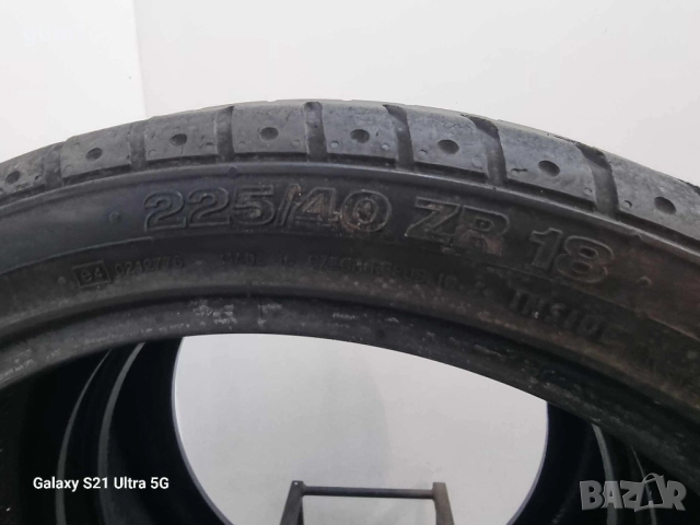 2бр летни гуми 225/40/18 CONTINENTAL L04416 , снимка 4 - Гуми и джанти - 52735714