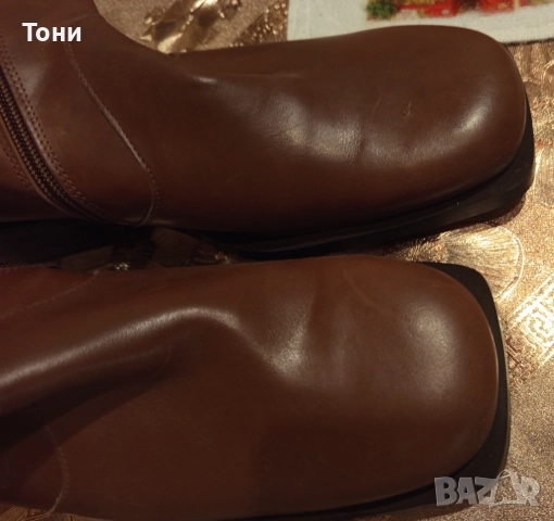 Нови Дамски Зимни Боти Изцяло от Естествена Кожа 40 , снимка 7 - Дамски боти - 52956816