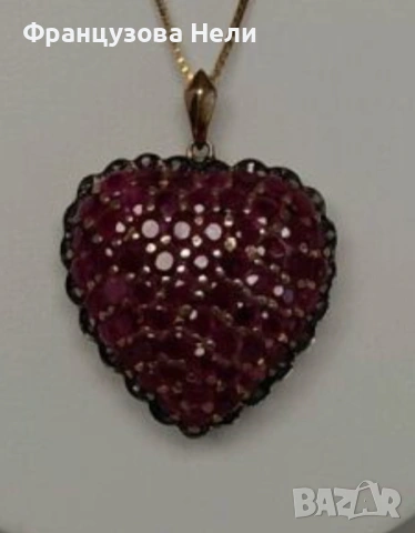 Старинно колие с рубини