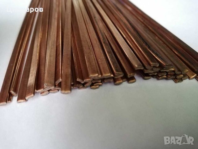 Припой медно-фосфорен плосък 1.3x3.2x500мм,необмазан с флюс, снимка 3 - Други машини и части - 31286340