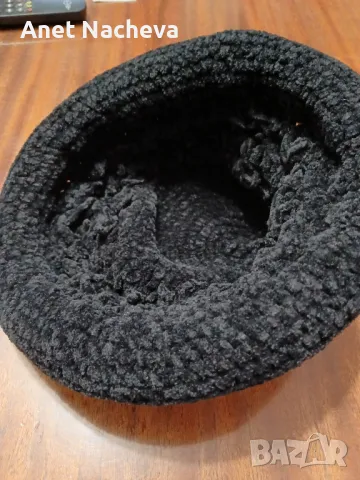 Шапка плетена тип бомбе , снимка 2 - Шапки - 48634798