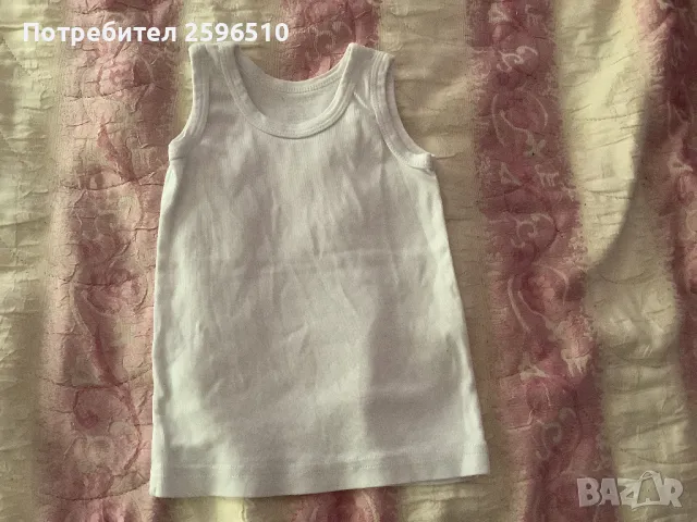 Детски памучни потничета 1,5 - 2 год, 5 броя, снимка 3 - Други - 50323061