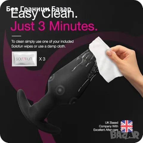 Нов Вибриращ стимулатор с дистанционно – 10 режима, силикон, снимка 2 - Други - 49430914