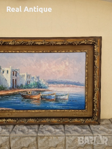 Уникална огромна майсторска авторска картина масло върху платно , снимка 4 - Картини - 51694642