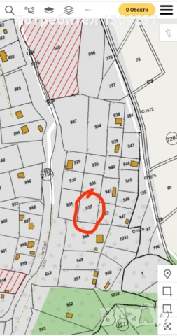 Парцел в Градоман