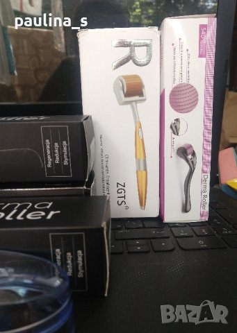 Дерма ролери за домашна микроиглена мезотерапия с 540 титаниеви микро игли, снимка 2 - Други - 42179752