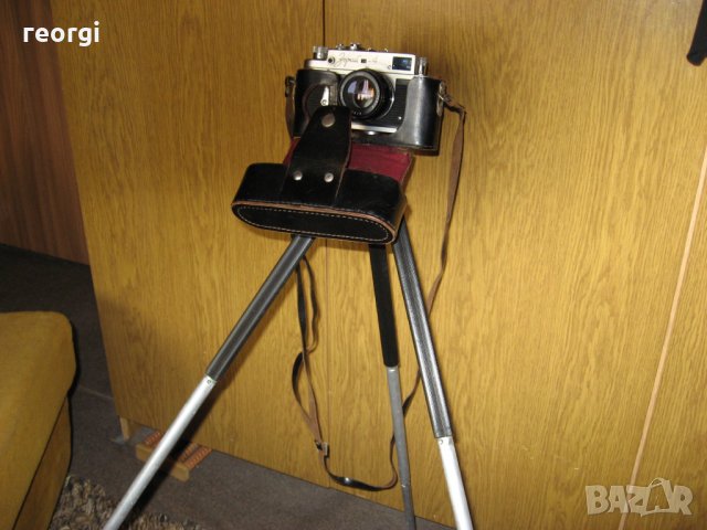 Фотоапарат Зоркии-4 в комплект с триножник, снимка 6 - Колекции - 29377425