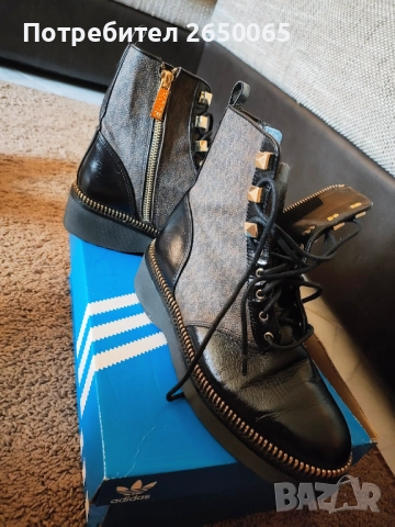 Орг.боти MICHAEL KORS естествена кожа - 36 номер!, снимка 2 - Дамски боти - 52443104