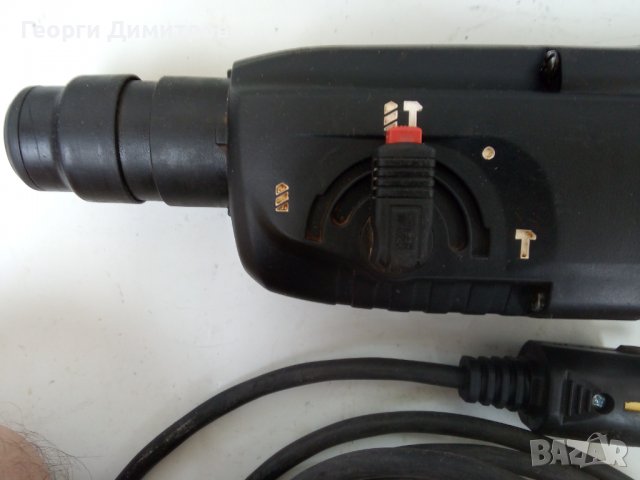 перфоратор Makita HR2450 - три функции 780W, удар 2.4J - оригинал японски 2002г., снимка 5 - Бормашини - 37483407