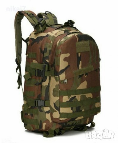 тактическа раница водоустойчива военна спор лов туристическа чанта, снимка 7 - Екипировка - 37621234
