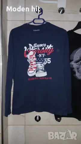 Benetton, H&M, Terranova - блузи с дълъг ръкав за момче, размер до 158/160 см., снимка 11 - Детски Блузи и туники - 47750215