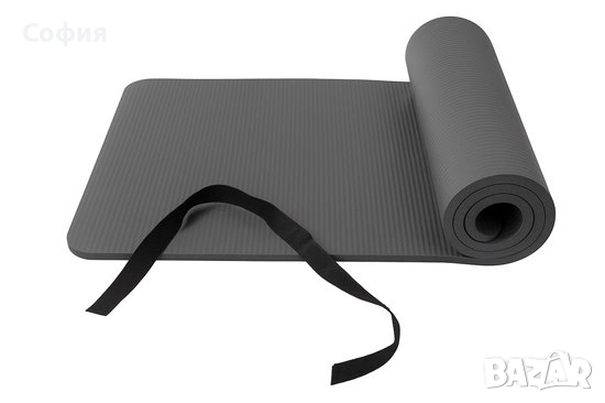 Дебела постелка за фитнес Spirit of Colours, Размери: 190 х 60 х 1,5 cm, Антрацит, снимка 2 - Йога - 52300876