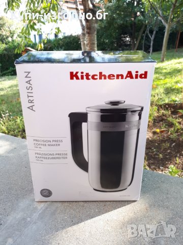Кана за кафе с натискане - KitchenAid Artisan , Висок клас , Чисто нова , Инокс захранване-батерии , снимка 9 - Кани - 30286353