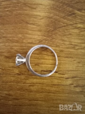 Сребърен пръстен с цирконий, снимка 3 - Пръстени - 39277900