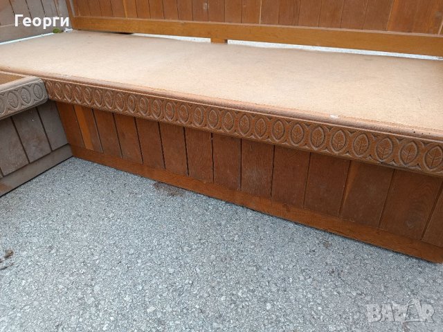 Здрави, запазени миндерчета, ръчна изработка, дърворезба., снимка 4 - Други - 39240714