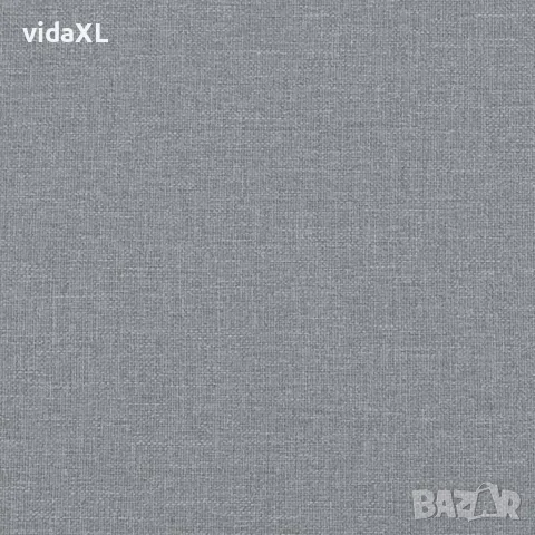 vidaXL 3-местен диван с табуретка, светлосив, 180 см, текстил, снимка 6 - Дивани и мека мебел - 56146692