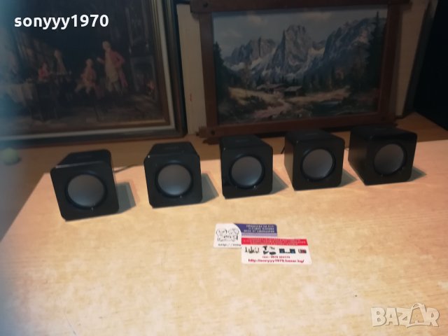 PHILIPS 5 бр тонколони 9х9х8см 1612201725, снимка 6 - Тонколони - 31142473