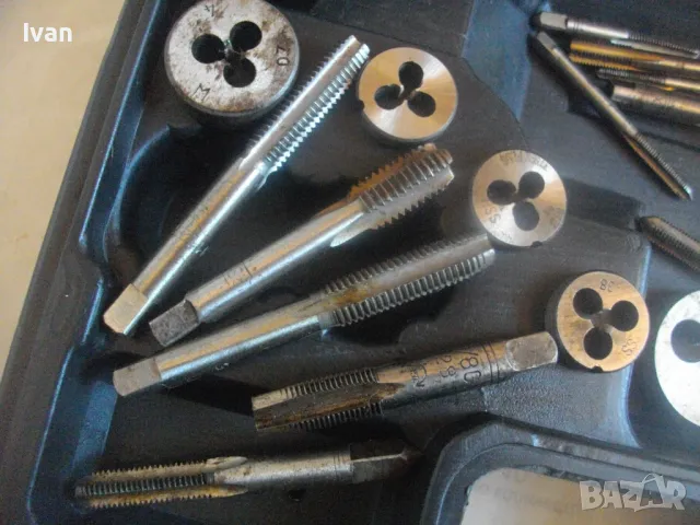 РЕЗБОНАРЕЗНИ ПЛАШКИ МЕТЧИЦИ 38 броя РАЗЛИЧНИ SS SSH ПРОФЕСИОНАЛНИ NIPEL NORIS NITEX MEX В КУФАР, снимка 16 - Други инструменти - 48412752