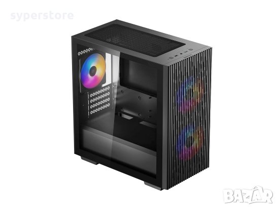 Кутия за компютър DeepCool MATREXX 40 Черна ATX Mini Tower, снимка 3 - Захранвания и кутии - 34004789