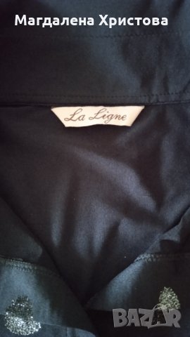 Елегантна дамска риза с брокат, снимка 3 - Ризи - 35198479