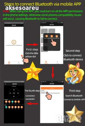 Нов мощен висококачествен мини Стерео цифров усилвател Клас D 2 X 100W с Bluetooth 5.0 AUX жак и USB, снимка 7 - Ресийвъри, усилватели, смесителни пултове - 48679557