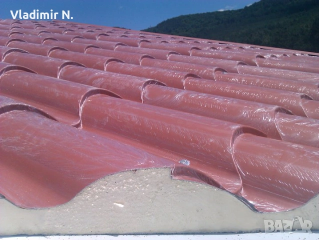Покривни термопанели тип  Керемида  , снимка 6 - Строителни материали - 54051900