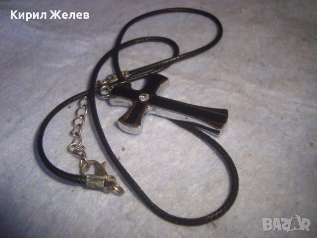 КРАСИВ ФЕШЪН АРТ НАГРЪДЕН КРЪСТ от БЛАГОРОДНА СТОМАНА с ЦИРКОН 46101, снимка 7 - Колиета, медальони, синджири - 36982877