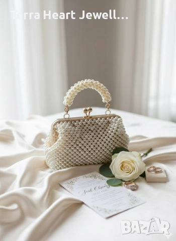 Дамска чанта перлена , снимка 15 - Чанти - 51881965