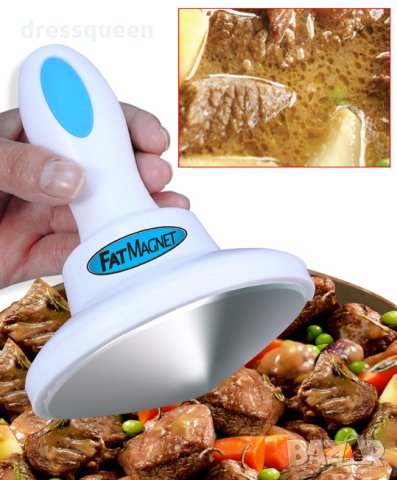Магнит за отделяне на мазнини от ястия, снимка 4 - Други стоки за дома - 30897294