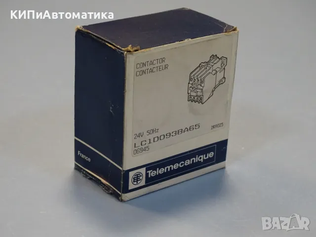 контактор Telemecanique LC1D093BA65 contactor 25A 24V/50Hz, снимка 8 - Резервни части за машини - 48545889