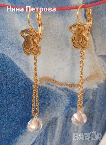 Два чифта обеци на цената на един, снимка 3 - Бижутерийни комплекти - 52853875