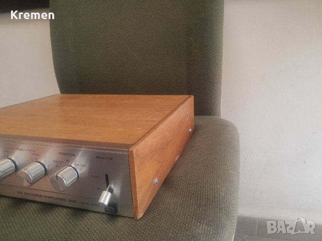 Ретро усилвател SONY SQ DEKODER/AMPLIFIER 200, снимка 8 - Ресийвъри, усилватели, смесителни пултове - 42404653