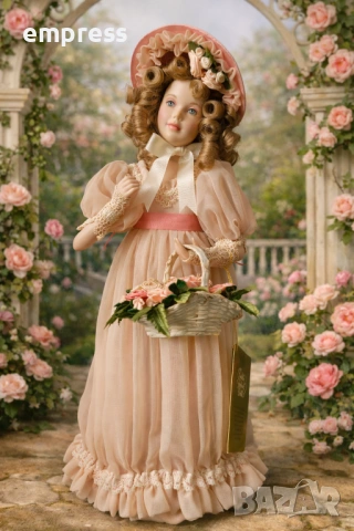 Порцеланова кукла Franklin Heirloom Dolls , снимка 2 - Колекции - 53131925