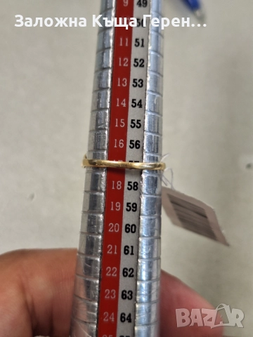 Дамски златен пръстен - 2,40 гр. 18 карата, снимка 4 - Пръстени - 51603357