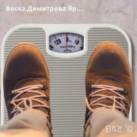 Кантар за тегло механичен, 130кг., РVС к. повърхност, Сив, снимка 5 - Други - 50596624