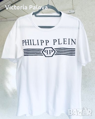 Маркова тениска оригинал PHILIPP PLEIN, снимка 6 - Тениски - 42375186