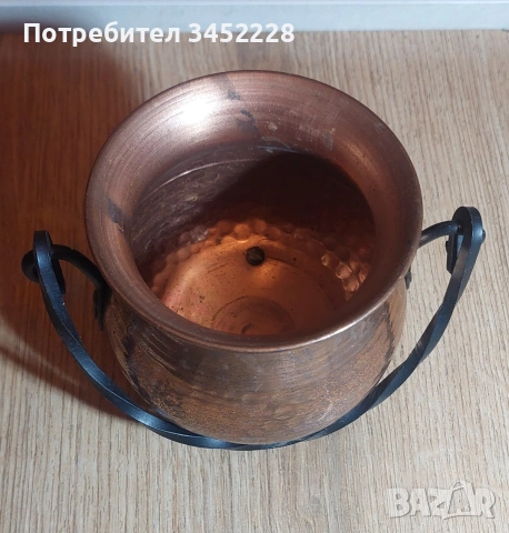 Котле медно за ценители , снимка 4 - Декорация за дома - 53891169