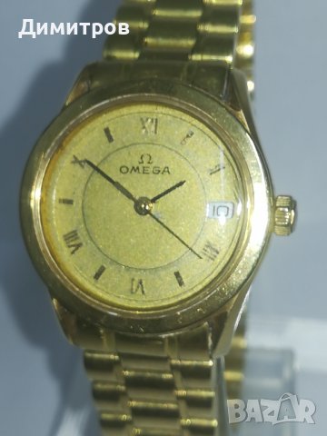 Ω OMEGA дамски автомат/ automatic - 18k Gold/ злато - ORIGINAL, снимка 7 - Дамски - 36833225