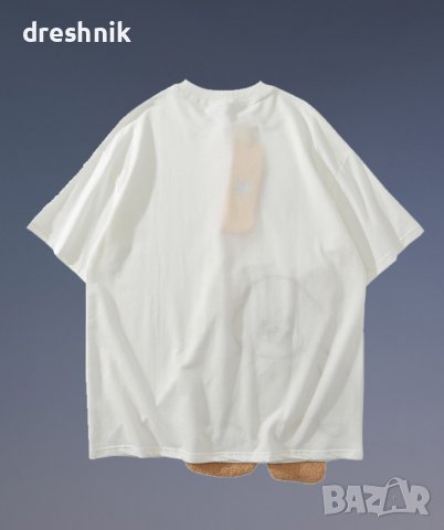 Дамска тениска с апликация мече, 2 цвята, снимка 4 - Тениски - 36950622