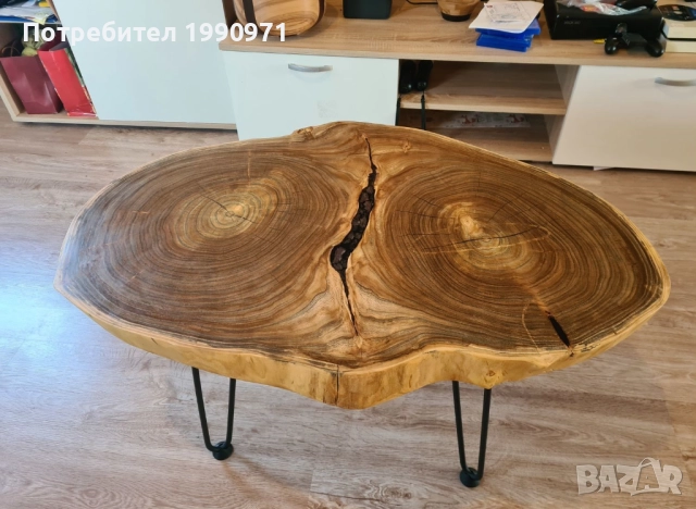 Маси от масив с жив ръб по ваш модел. Орех, дъб, бряст, туморна топола.топола, снимка 10 - Маси - 52471650