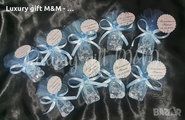 Подаръци за гости, акрилно мече - магнит, снимка 4 - Подаръци за кръщене - 36080941