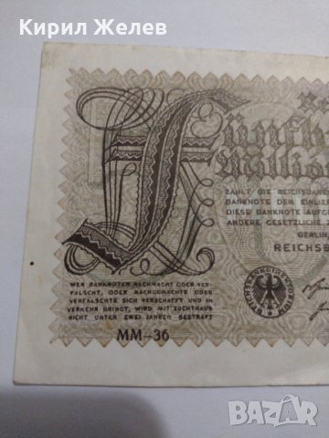 Райх банкнота - Германия - 500 Милиона марки / 1923 година - 17983, снимка 2 - Нумизматика и бонистика - 31019919