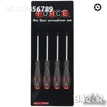 Отвертки TORX 5-стенни с отвор T6-T7-T8-T9 FORCE,