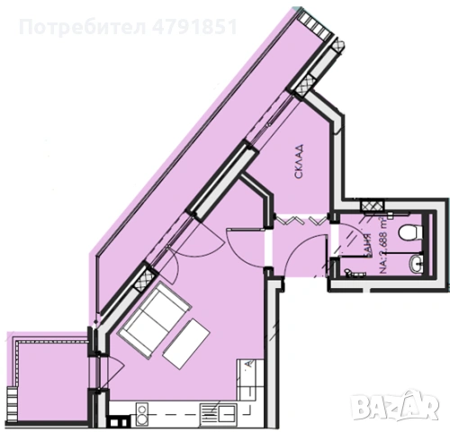 Едностаен апартамент ново строителство Люлин 6