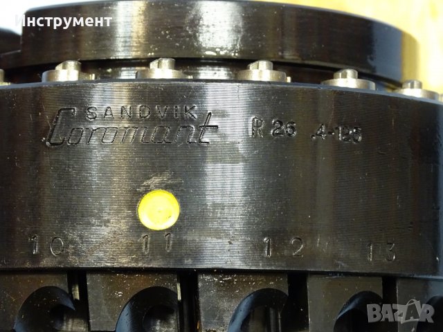фрезова глава Sandvik Coromant R25-4-125 face milling cutter ф125, снимка 6 - Резервни части за машини - 39337276