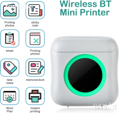 Мини принтер комплект с аксесоари и хартии, снимка 5 - Образователни игри - 48474718