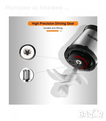 ЕЛЕКТРИЧЕСКИ ДОМАКИНСКИ ЧОПЪР 500W BIOLOMIX - код 2828, снимка 4 - Други - 34151391