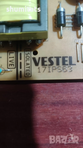 LED TV Telefunken 32HE4013 платка захранване ОК 17IPS63, снимка 2 - Телевизори - 47853728