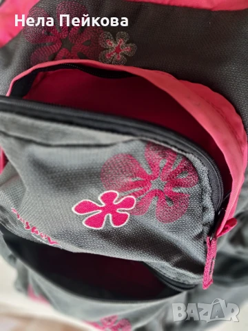 Раница за 1-4 клас Ташев ABC Flowers Сиво/Циклама, снимка 6 - Раници - 51121289